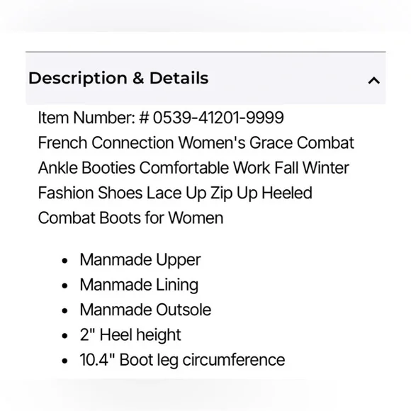 French Connection Grace boots sz 8.5 - NWT - Picture 5 of 5